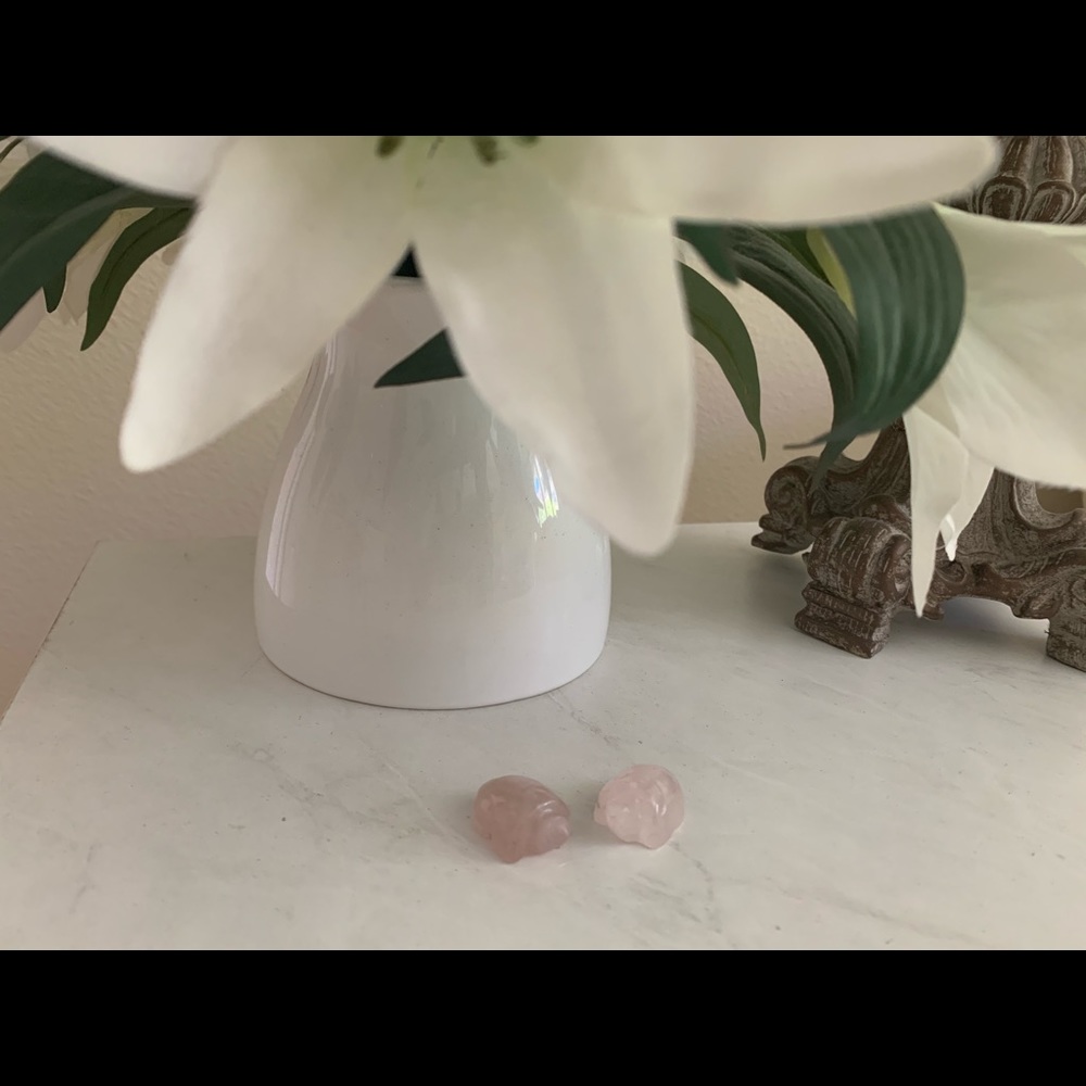Rose Quartz Turtles (price is of one)